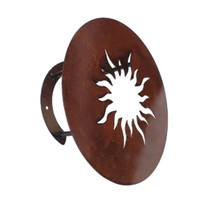 Porta Manguera 30cm Sol Oxidado