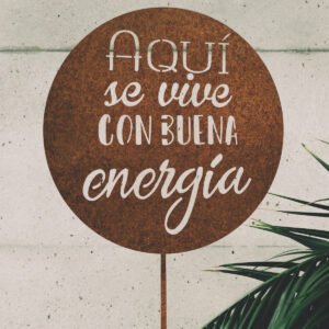 Aqui se Vive con Buena Energia Tutor