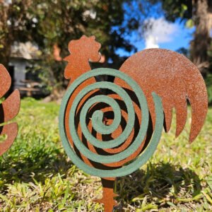 Gallina Porta espiral estaca
